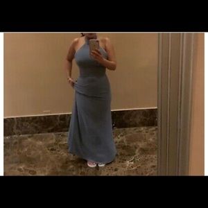 Amsale Sophia Bridesmaid Flat Chiffon Dress